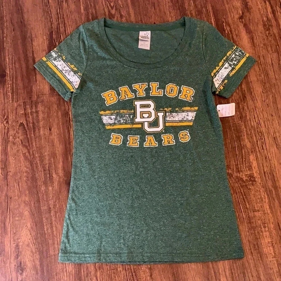 Baylor Bears T-Shirt Green Size Medium NWT - Picture 1 of 7